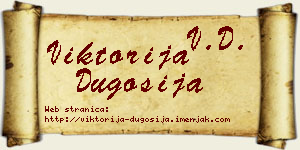 Viktorija Dugošija vizit kartica